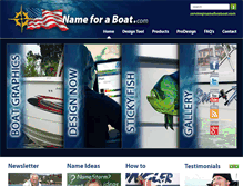 Tablet Screenshot of nameforaboat.com